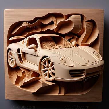 3D мадэль Porsche Carrera GT (STL)